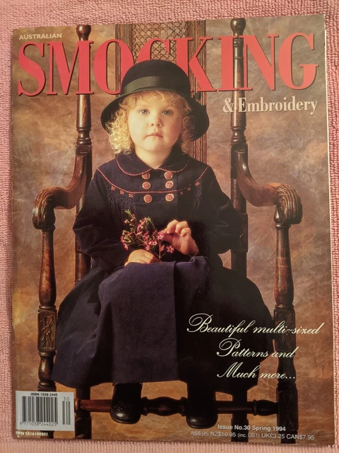 Revista australiana de esmoquin y bordado, número de edición 30, primavera 1994, muy bueno