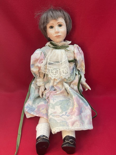 POUPÉE D'ARTISTE BERDINE Creedy Poupée En Porcelaine 63 Cm. Excellent