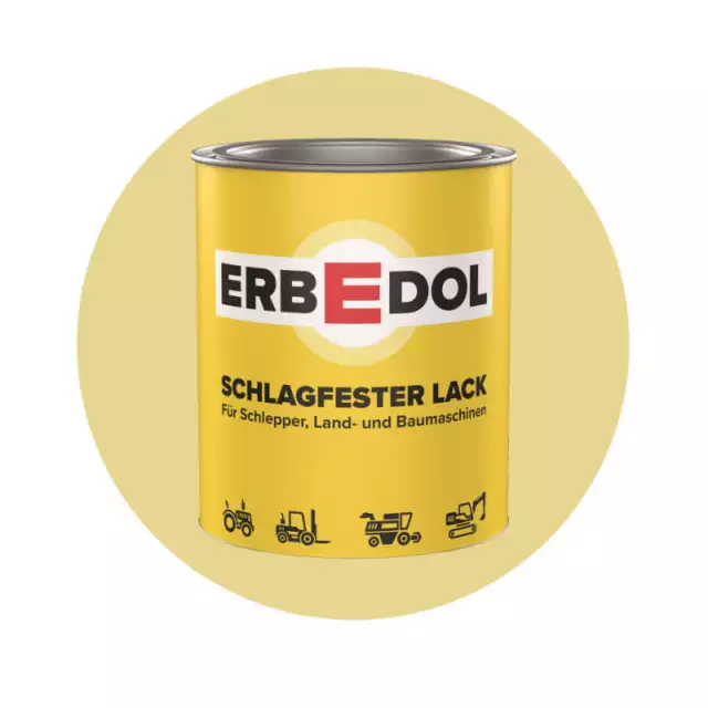 RAL 1014 elfenbein Schlepperlack Lack Farbe lackieren 750 ml Büchner Erbedol