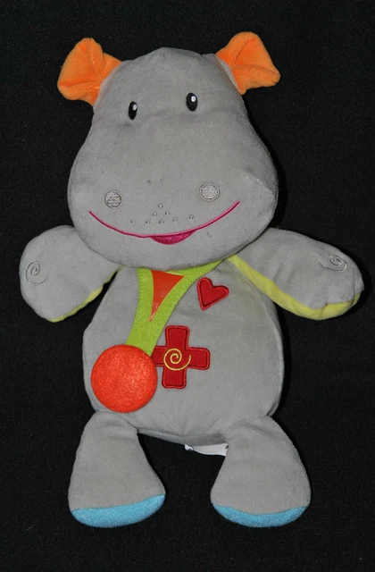 Peluche Doudou Eléphant Gris OXYBUL EVEIL & JEUX Fnac Croix Rouge 32 Cm TTBE