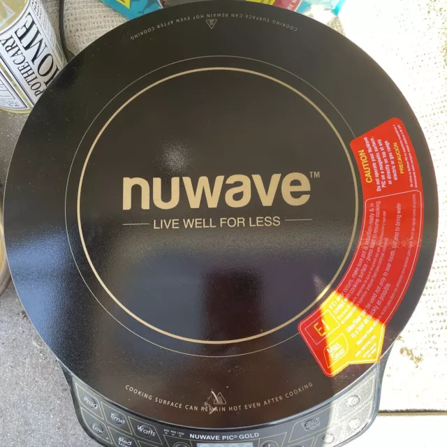 Nuwave Gold Precision Induction Cooktop, Portable, Powerful with Large 8” Heatin