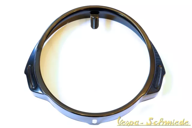 VESPA Lampenring Scheinwerferring - Schwarz - PX alt - Scheinwerfer Lampe Ring