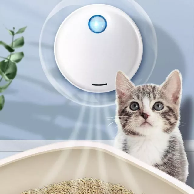 Wiederauf ladbar 4000mAh Luft reiniger Smart Katzen geruch reiniger Deodorant