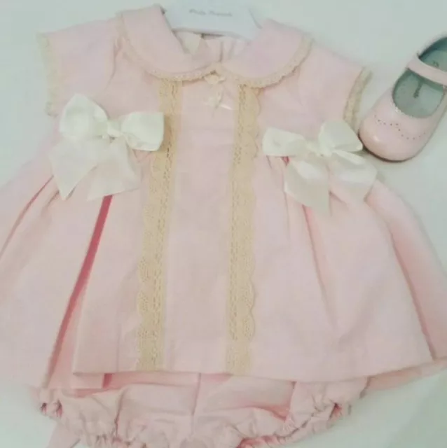 Pretty Originals Special Occasion Designer Pink Dress.  9-12 Months REDUCED