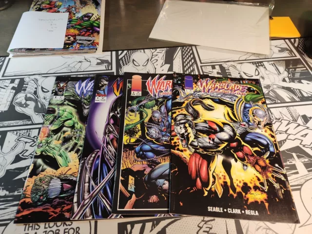 Warblade: Endangered Species #1-4 Complete Set Image Comics (1995)