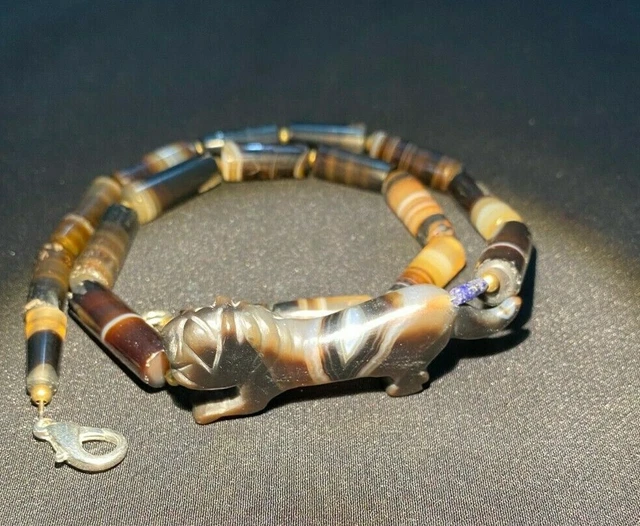 Ancient Cambodian Antique Old beads Angkor periods Necklace 3
