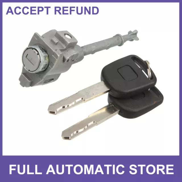 Front Door Lock Cylinder Single with 2 Keys Custom for Honda Accord 2013-2017