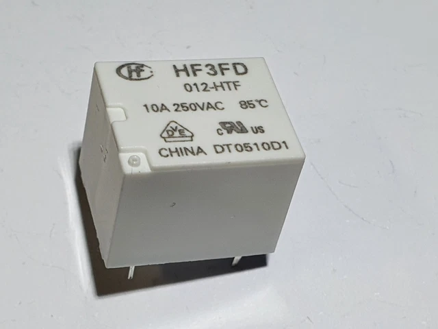 HF3FD/012-ZTF HONGFA RELAY - Relais: elektromagnetisch | USpule: 12VDC; SPDT; 10A; 10A/250VAC | Transfer Multisort Elektronik Österreich
