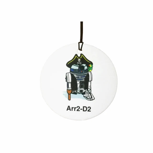 Pirate Droid Arr2-D2 Car Air Freshener (Xmas Stocking Filler)