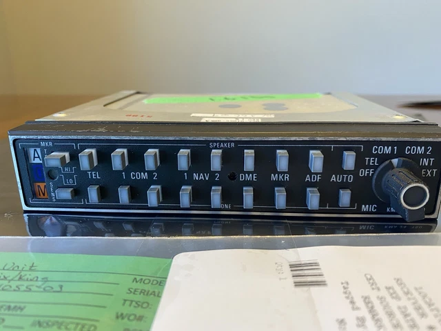 KMA 24 Audio Panel 066-1055-03 with Serviceable Tag