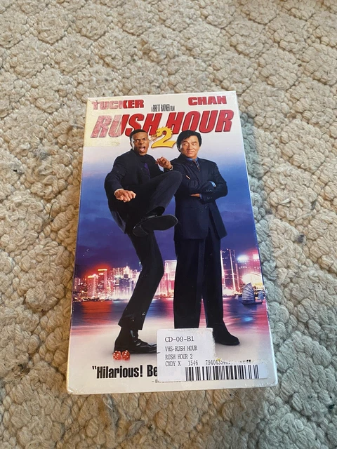 RUSH HOUR 2 VHS Jackie Chan Chris Tucker NEW and Sealed Action Comedy ...