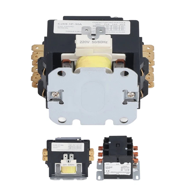 AC CONTACTOR PA66 Thermosetting Conditioner Condenser Contactors 220V