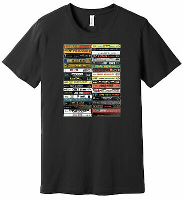 90's Hip-Hop Cassette Tapes - Mix Tapes mixtape - 100% Ringspun Cotton T-Shirt