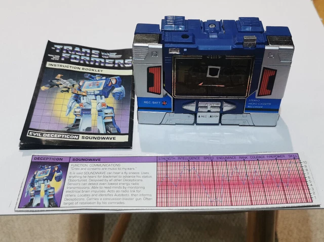 TRANSFORMER DECEPTICON SOUNDWAVE and Decepticon Ravage, from 1980s £22. ...