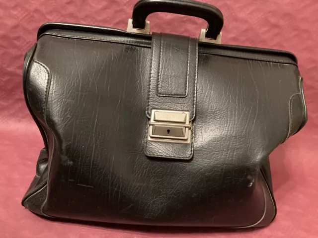 🩺🥼 Arztkoffer Arzttasche Leder schwarz 🩺🥼