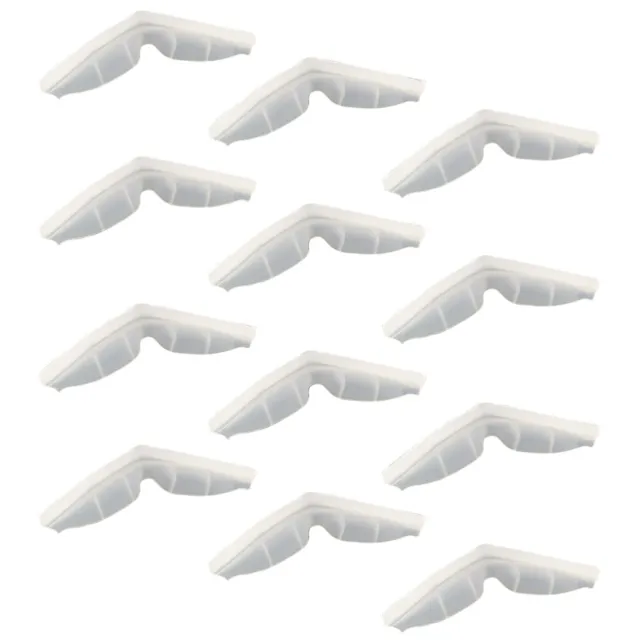 12 piezas almohadillas de cojín de gel de sílice autoadhesivas puente nariz