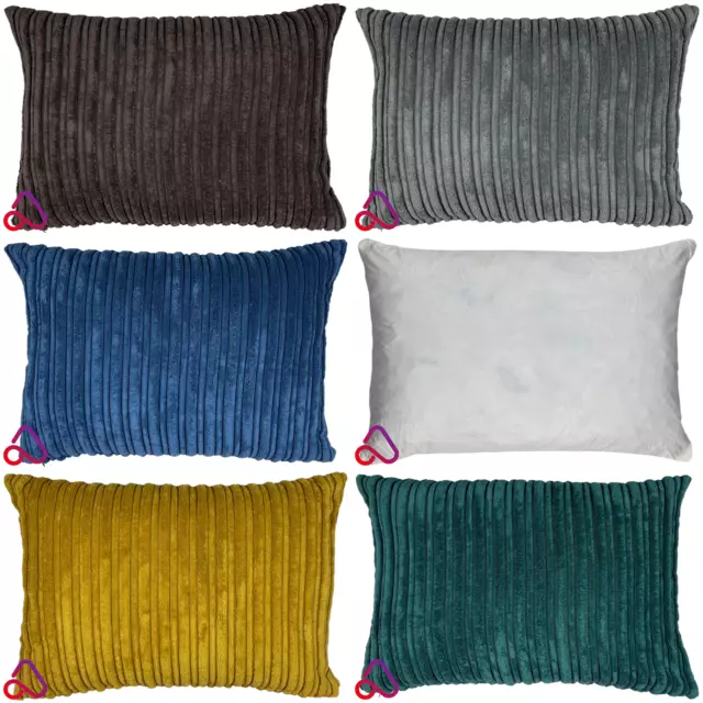 Rectangle Jumbo Cord Cushion With Removeable Insert Soft Feel Handmade Decor