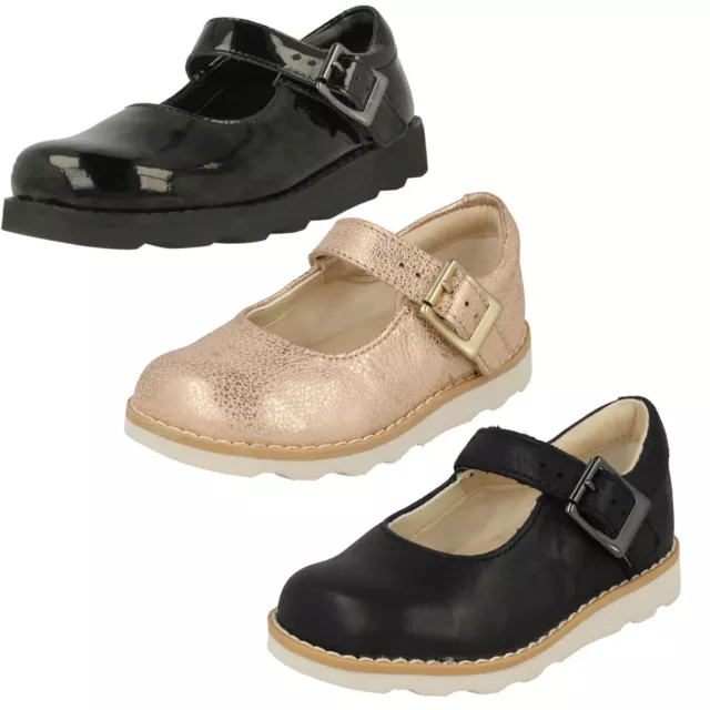 Girls Clarks Air Spring Casual Shoes 'Crown Honor'