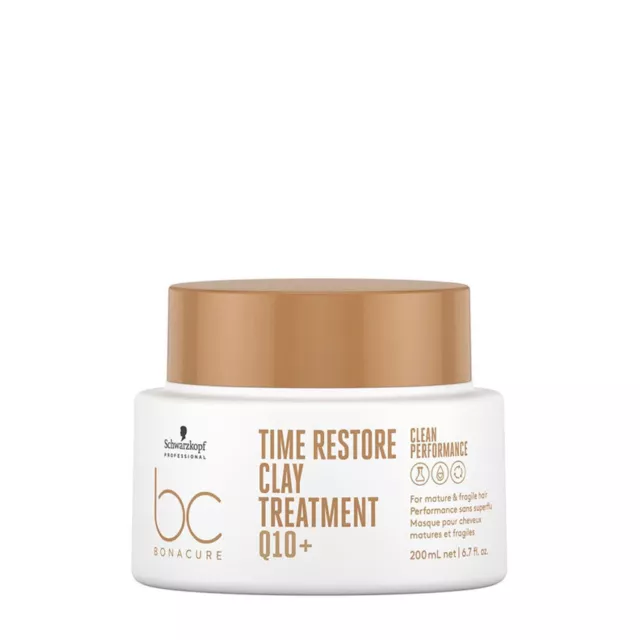 Schwarzkopf BC Bonacure Time Restore Clay Treatment Q10+ 200ml