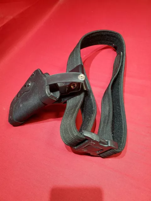 Bianchi Patroltek Nylon Police Duty Belt Size Xl W/ Uncle Mike Sidekick Holster