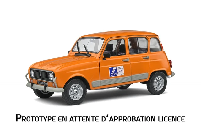 Renault 4 R4 GTL DDE orange véhicule miniature S1800110 Solido 1:18
