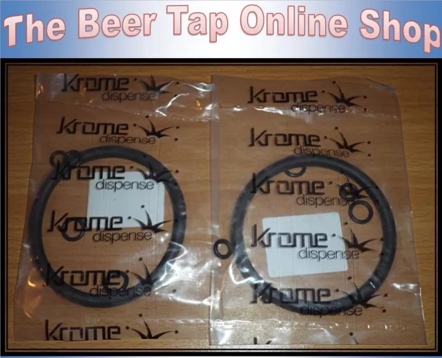 2 x Cornelius / Corny Keg Replacement O-ring Seal Kit. Home brewing