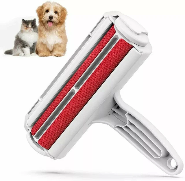 Reusable Pet Hair Remover Roller Dog Cat Fur Cleaning Brush Furniture Cloth Car 11