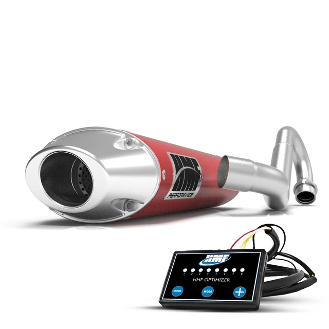 HMF Yamaha YFZ 450R Full Exhaust Red-Candy Ellip w/Euro + EFI (09-23)