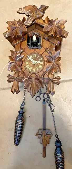 Vintage German Quartz Cuckoo Clock