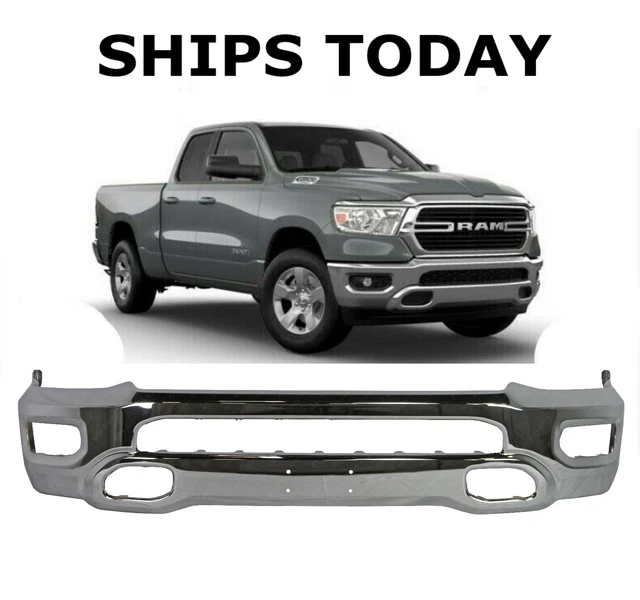 NEW CHROME FRONT Bumper For 20192023 RAM 1500 New Body Style CH1002407