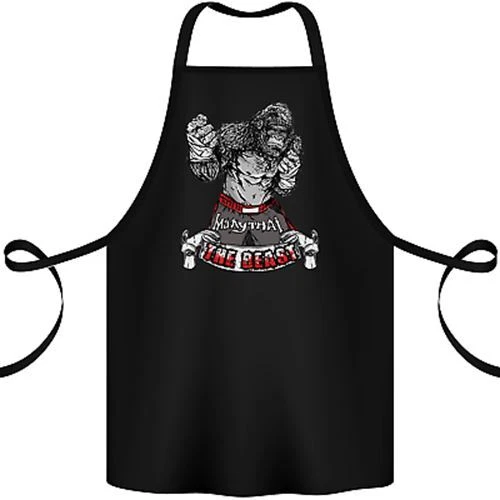 Muay Thai The Beast MMA Mixed Martial Arts Cotton Apron 100% Organic