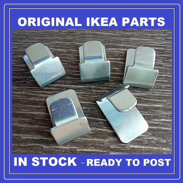 IKEA 114594 IVAR Fabrikor Shelf Supports Brackets Glass Metal Original £3.95 PicClick UK