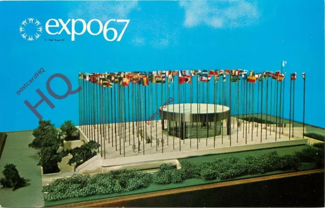 Picture Postcard- Montreal, Expo '67, Pavilion of the United Nations