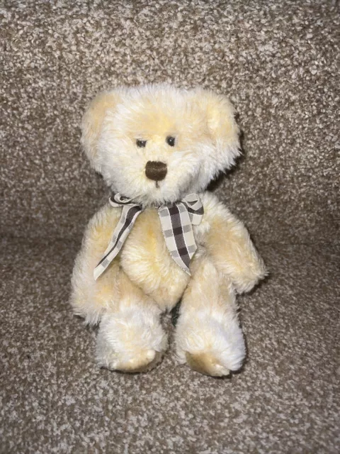 Russ Berrie Kipling Sitting Golden Brown 8" Plush Teddy Bear Soft Toy VVGC