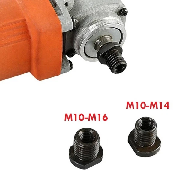 "Cambio de M10 a M14/M16 para accesorios de amoladora angular paquete de 2 conectores"