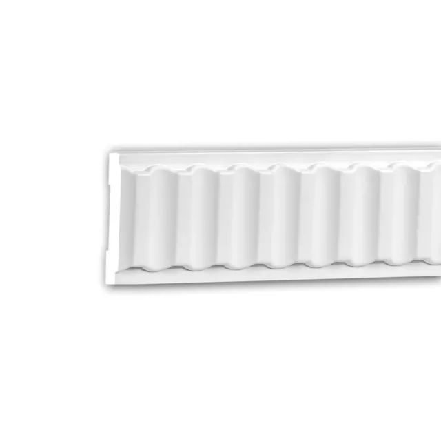 Profhome 151338 Panel Moulding Dado Rail Decorative Moulding Frieze Moulding 2 m