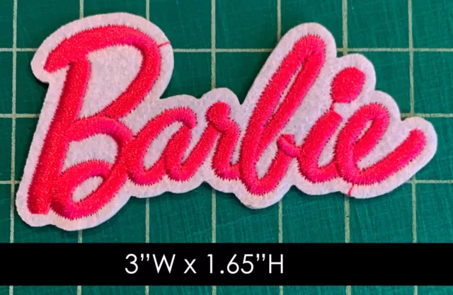 Barbie Embroidered Iron on Patch 