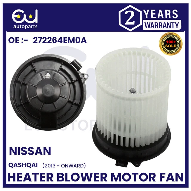 HEATER BLOWER FAN Motor For Nissan Qashqai Mk2 (J11) 20142020 Brand