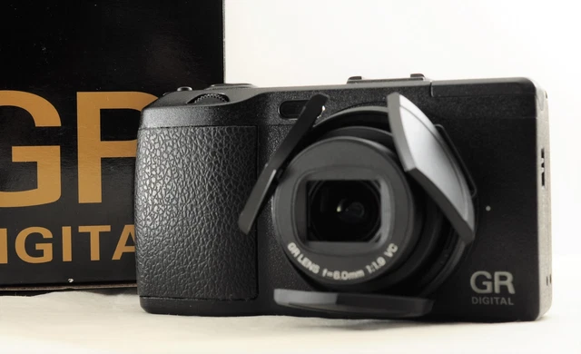 MINT in BOX Ricoh GR DIGITAL IV 10.4MP Digital Camera Black from Japan