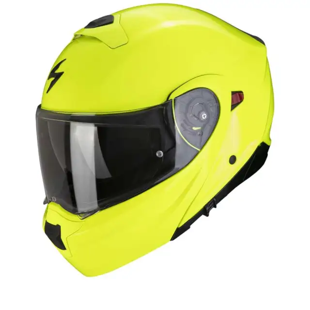 Scorpion Exo-930 Evo Solid Yellow Fluo Modular Helmet