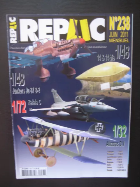 REPLIC n° 238 - SANTOS-DUMONT 14 - JUNKERS Ju-87 B2 - ALBATROS D V