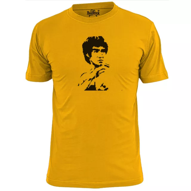 T-shirt uomo Bruce Lee silhouette V2 arti marziali karate kung fu