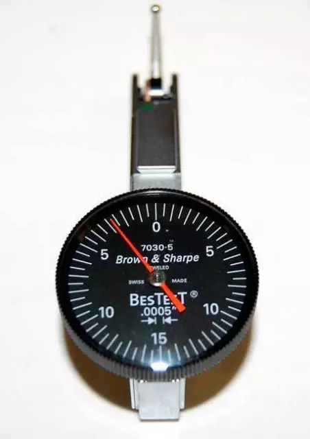 Brown & Sharpe-TESA .030" x .0005"(Grad.) BESTEST- 5 Series Dial Test Indicator