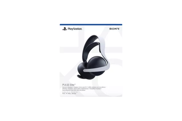 SONY Pulse Elite, Over-ear Gaming-Headset Bluetooth Weiß / Schwarz