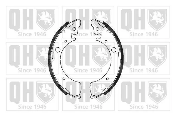 Quinton Hazell Brake Shoe Kit with lining - BS733