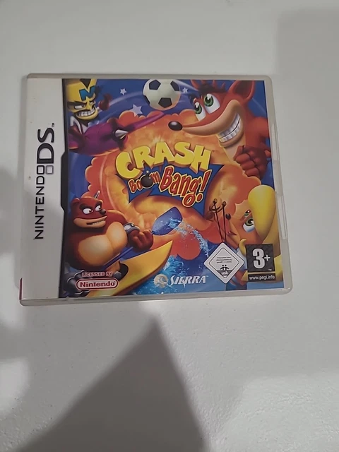 CRASH BOOM BANG Nintendo DS 3DS Game Complete Crash Bandicoot