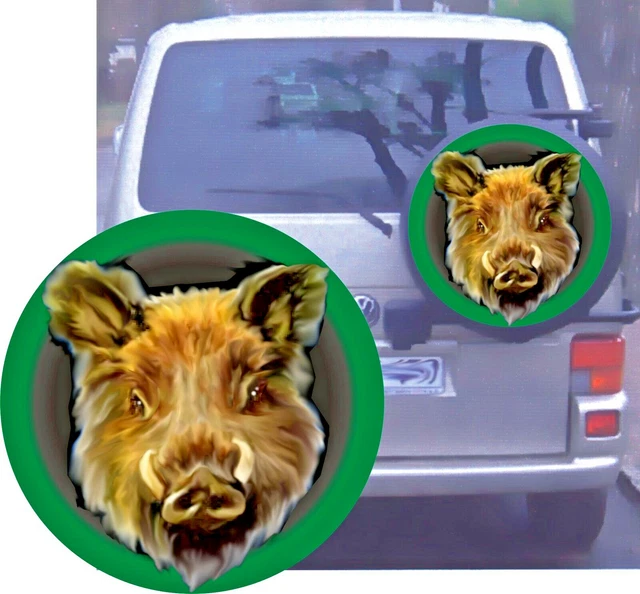 Autoaufkleber Keiler Wildschwein Wildsau Auto Aufkleber Digitaldruck