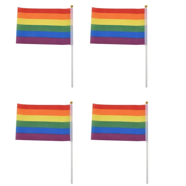 200 Pack  Small  Stick Flags,Decorations for  Pride Party R7L35139
