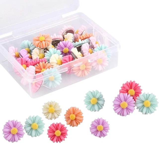 30 ud. Floret Glanductos Uña, Flores de Colores Adecuadas para Foto Wände, Blanco J4V3