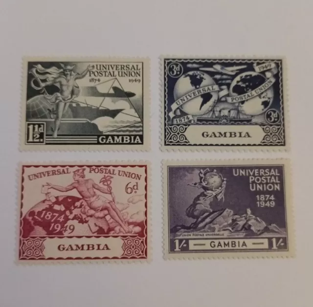 Stamps British Colonies &Territories 1949 Gambia Mint Hinged